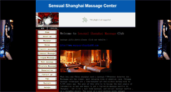 Desktop Screenshot of massageshanghai.biz