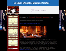 Tablet Screenshot of massageshanghai.biz